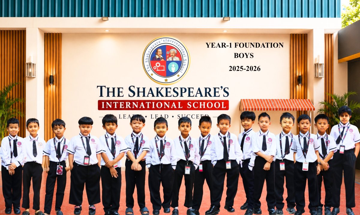 Meet our Year 1 Foundation students — Class of 2025–2026! 🎓✨